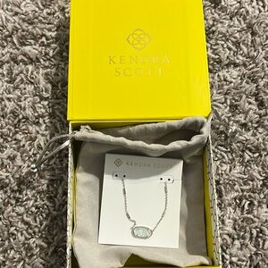 Kendra Scott, silver necklace
New, in box with tags